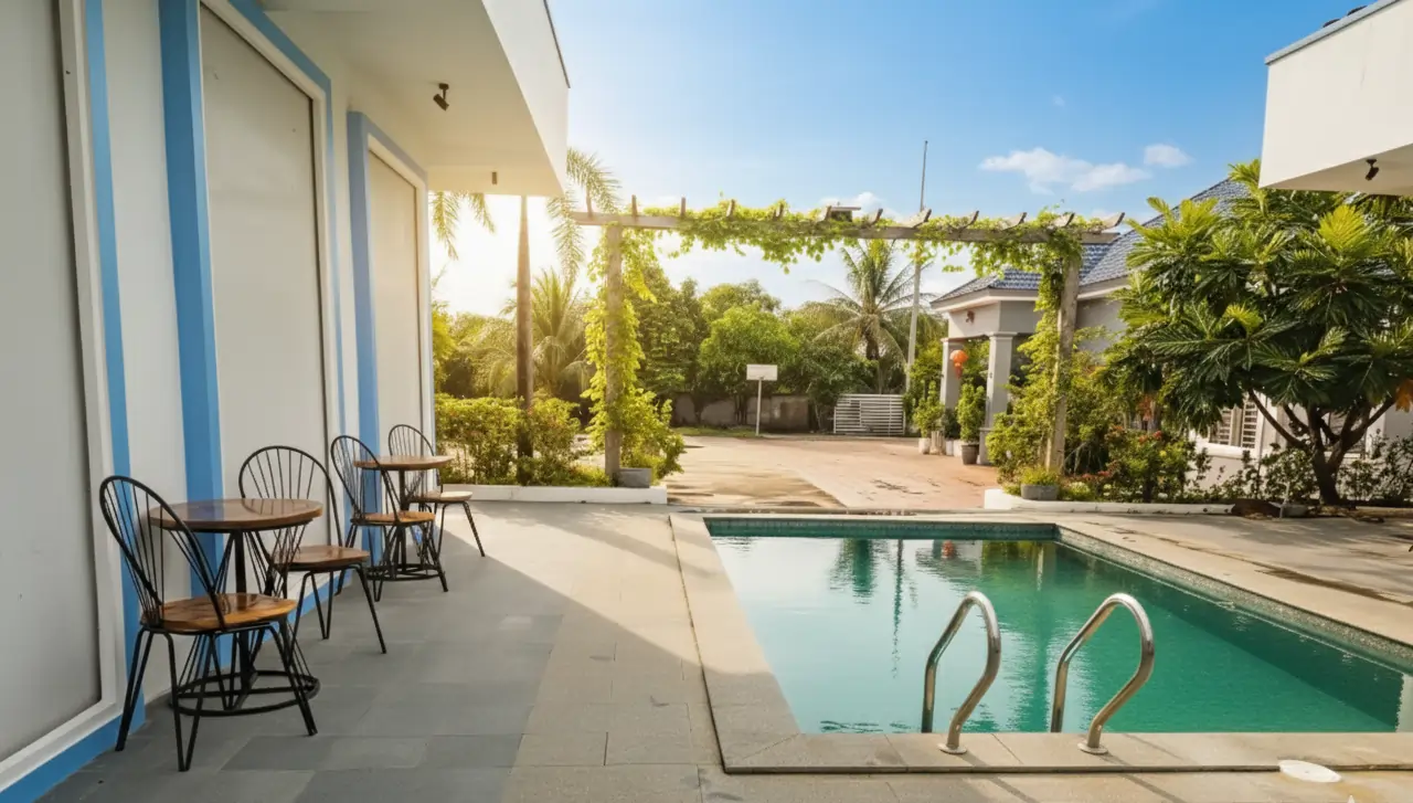 Private Area with Swimming Pool